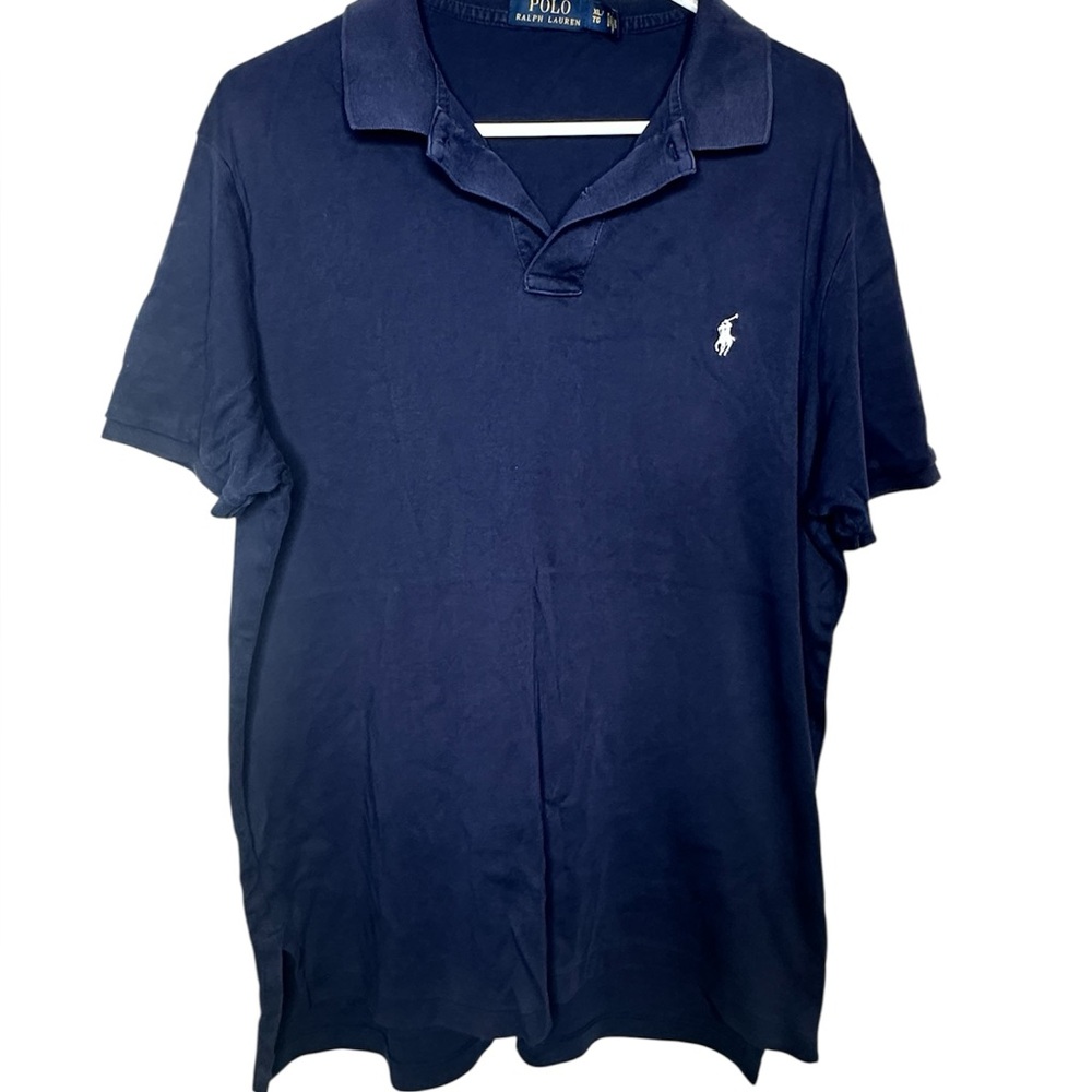 Polo by Ralph Lauren Men's Dark Blue Polo Shirt